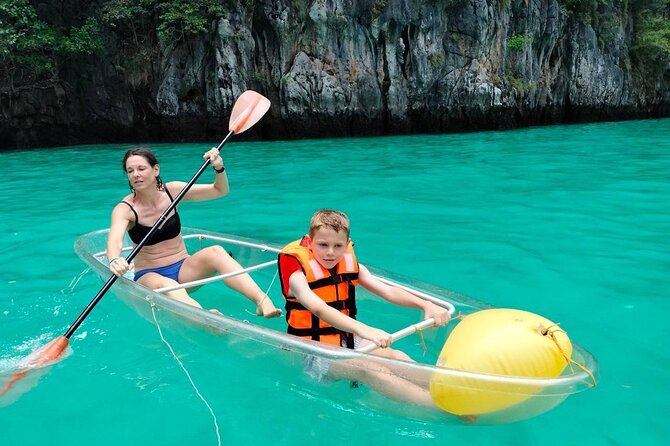 2x Snorkelling Phi Phi, Maiton, Maya Bay, khai islands tour - Monkey Beach: watch closely, keep your distance