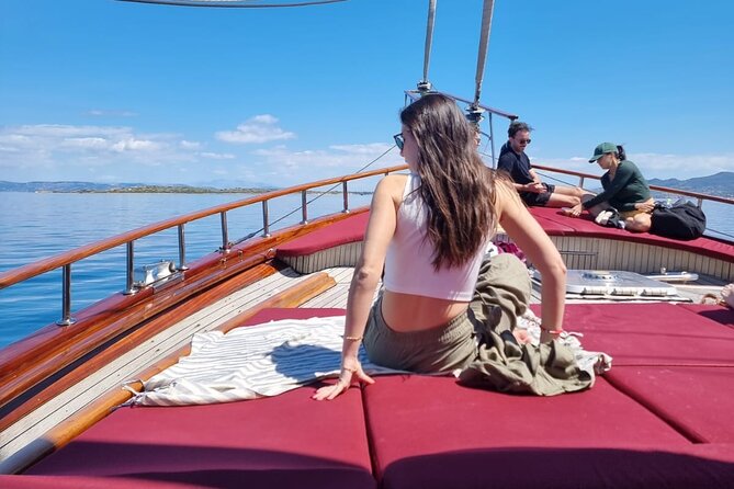 3 Island Cruise from Athens Unlimited Food Wine and Scenic Views - Swimming and lunch near Moni Island