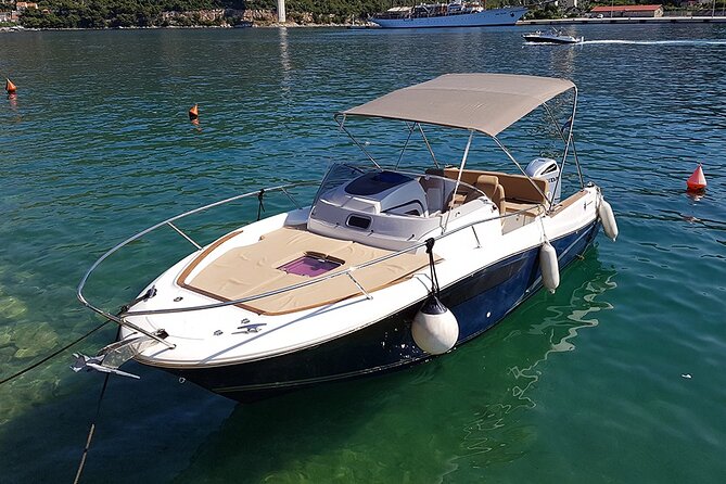 4h / 6h / 8h Elaphite Islands Tour with 7.5m/24FT SunDeck Boat - Kolocep’s Blue Cave, your first swim