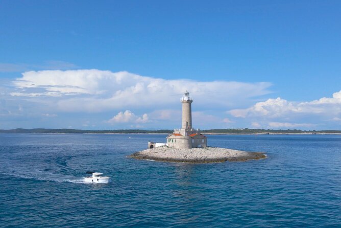 5 hours Private Kamenjak and Medulin Archipelago Tour - Porer Lighthouse is a short stop with a strong sense of place