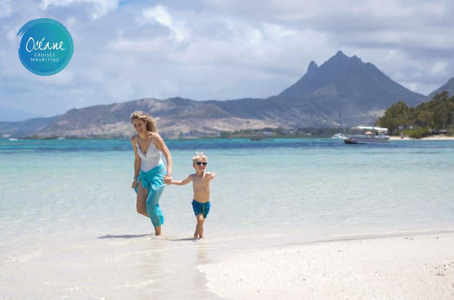 5 Islands Tour: New OCÉANE Private Pontoon Boat cruise - Ile aux Fouquets Lighthouse and Lunch Aboard