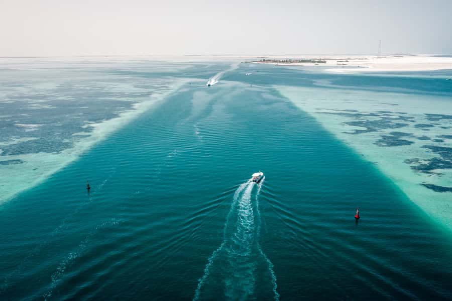 Abu Dhabi: 4-Hour Guided Cruise & Island Hopping - Etihad Towers and Qasr Al Watan by boat