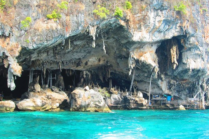 All-in Phi Phi, Maiton, MayaBay, Khai, Bamboo islands Tour - Viking Cave and Loh Samah Bay from the water