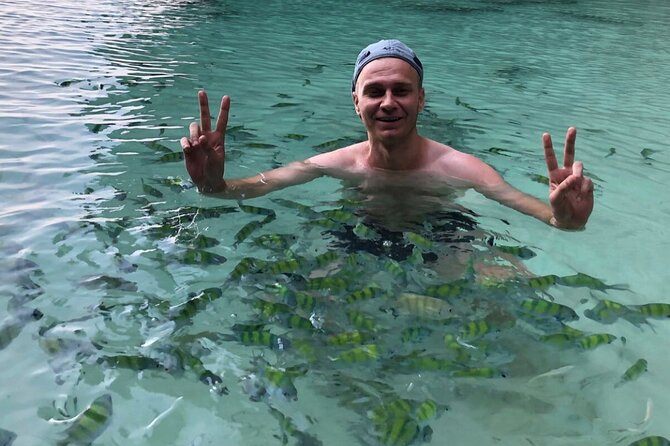 All-in Phi Phi, Maiton, MayaBay, Khai, Bamboo islands Tour - Pileh Bay: the best setting for a swim