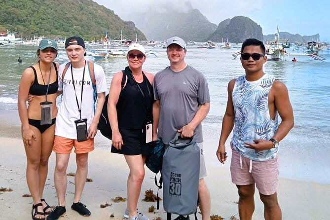 All-Inclusive El Nido Beach Hopping Private Tour - Las Cabanas Beach: a two-hour sunset finish