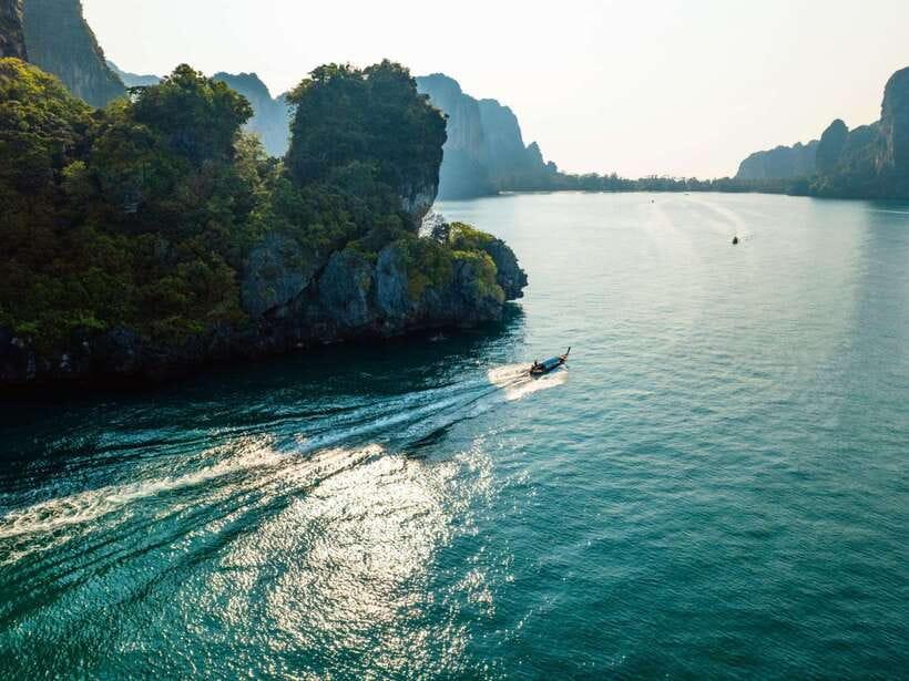 Ao Nang: Island-Hopping Snorkel Tour w/ Amazing Hong Island - Hong Lagoon: a quiet cruise through cliffs and mangroves