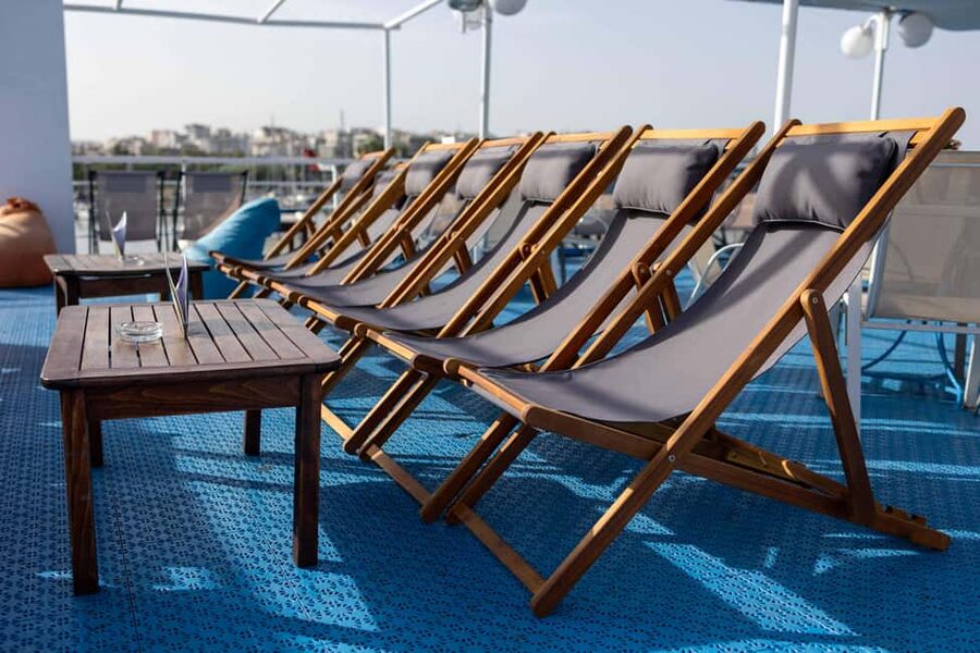 Athens: VIP Swimming Cruise to three islands - Lunch arrives after the morning swims
