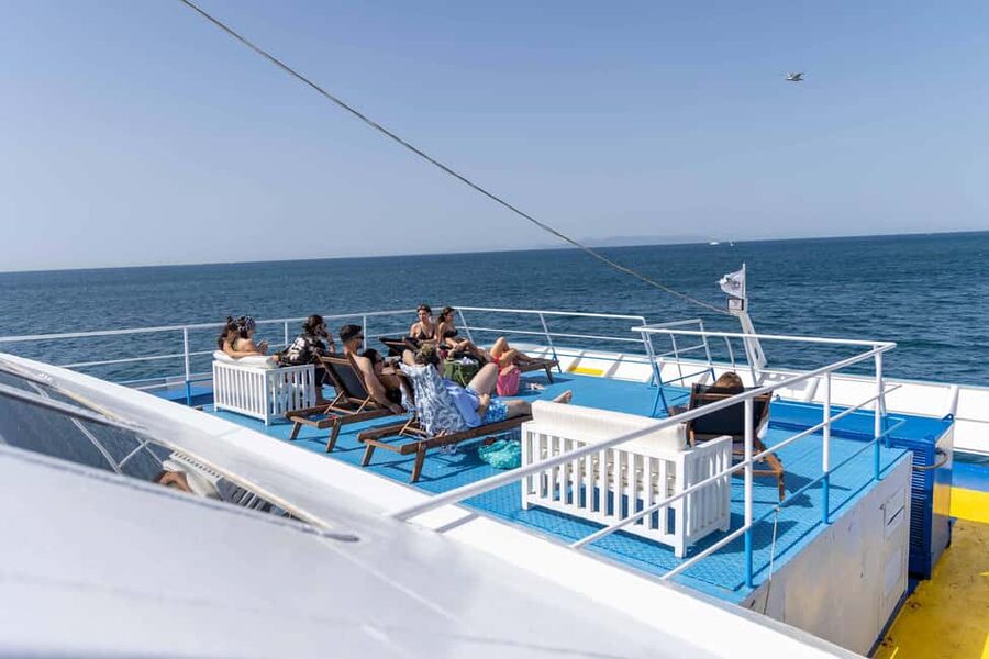 Athens: VIP Swimming Cruise to three islands - The return cruise turns into a social evening