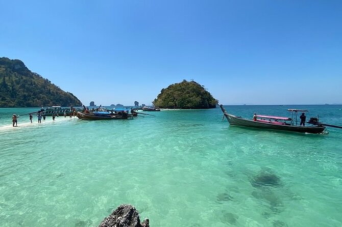 Best of Krabi 7 Islands Sunset Tour Speedboat/Long Tail Boat - Chicken Island, the best snorkeling stop