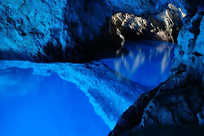 Blue Cave and Hvar 5 Islands full-day Speedboat Tour from Split - Stupišće military base and Vis Island’s past
