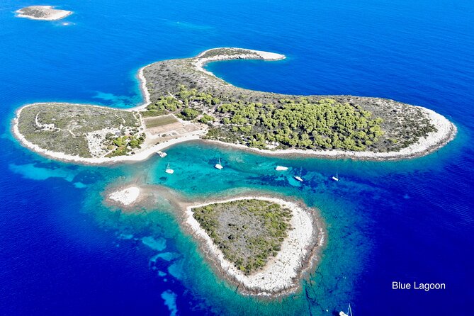 Blue cave, Mama Mia and Hvar, 5 island speedboat tour from Trogir - Stiniva Cove is a quick look, not a beach day