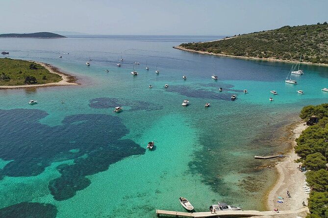 Blue Lagoon and 3 Islands Speedboat Tour from Trogir - Maslinica on Solta: one hour in a small village