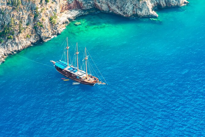 Blue Lagoon, Butterfly Valley and Oludeniz Islands Boat Trip - Mavi Magara and the first blue-water stop