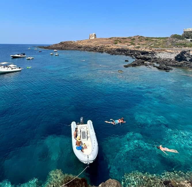 Boat Tour: Island hopping by dinghy with cave visits and snorkeling - Why Ustica makes more sense from a dinghy