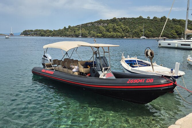 Boat Tour to Mljet National Park & 3 Islands - The RIB boat, seating, and comfort