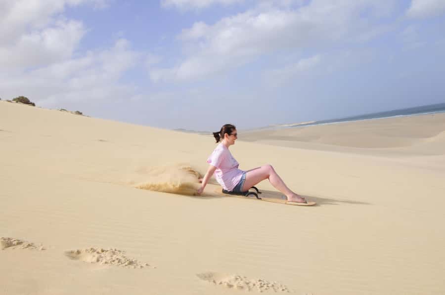 Boavista: 4x4 Island Tour, Santa Monica, Dune, Caves & Lunch - A local lunch breaks up the off-road day