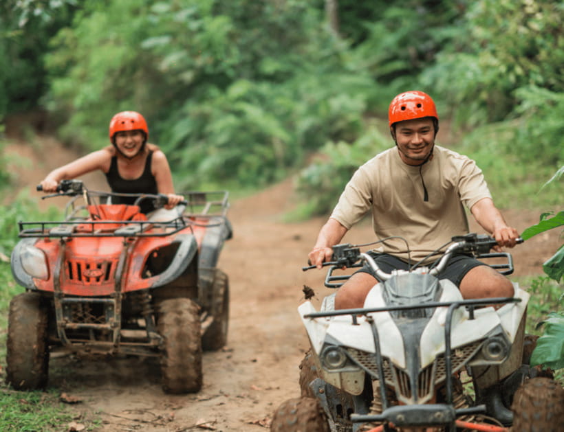 Boracay: Island Hopping with Buffet Lunch & ATV Adventure - Puka Beach starts the sea portion