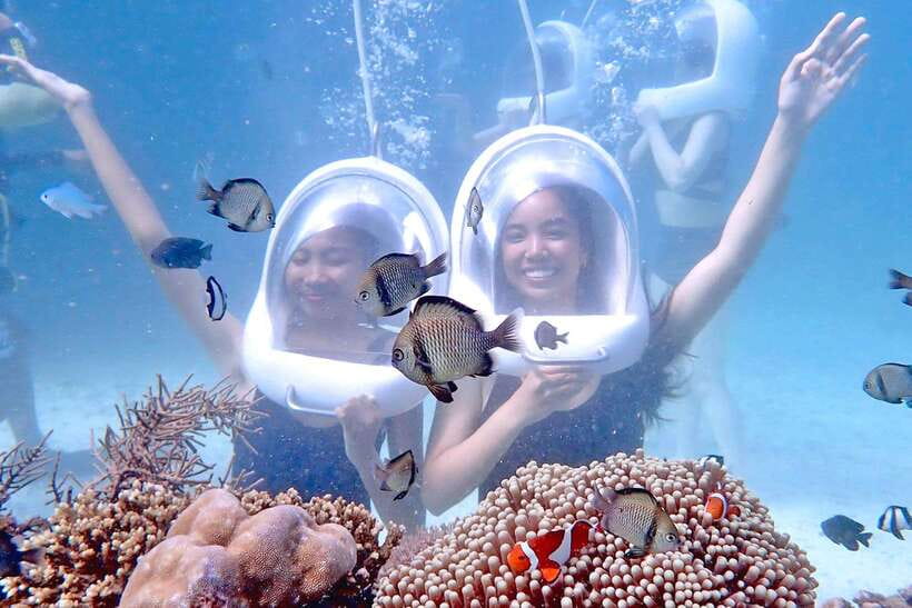 Boracay: Island Hopping with Crystal Kayak & Helmet Diving - What the $55 price really covers