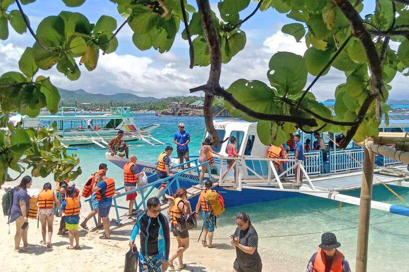 Boracay: Island Hopping with Crystal Kayak & Helmet Diving - Island hopping, swimming, and snorkeling