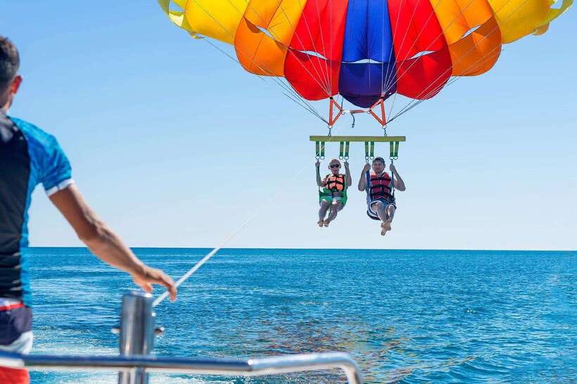 Boracay: Island Hopping with Parasailing Experience - June to November: the Habagat route