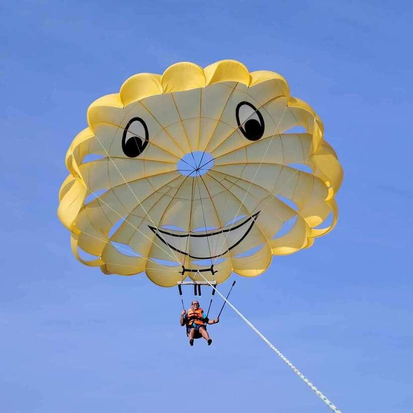 Boracay: Parasailing, Island Hopping, ATV Ride and Kawa Bath - Parasailing gives the day its best lift