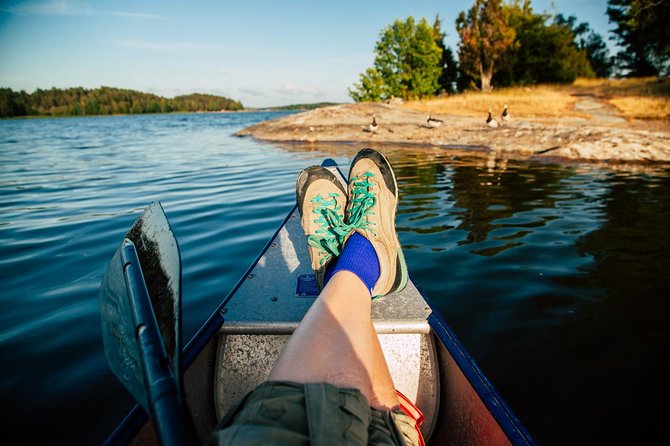Canoe adventure in Stockholm Archipelago - From Stockholm city to the quiet waters near Vaxholm