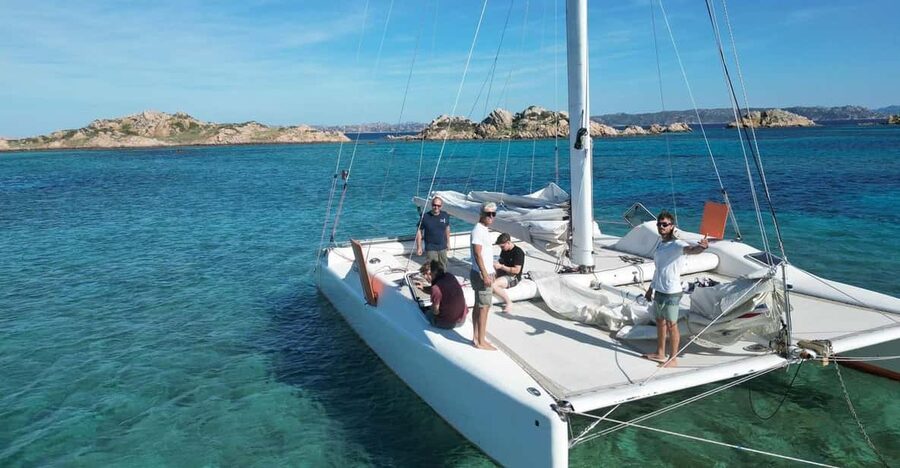 Catamaran: Day trips in La Maddalena's Archipelago - Piscine di Budelli: the first hour in clear water