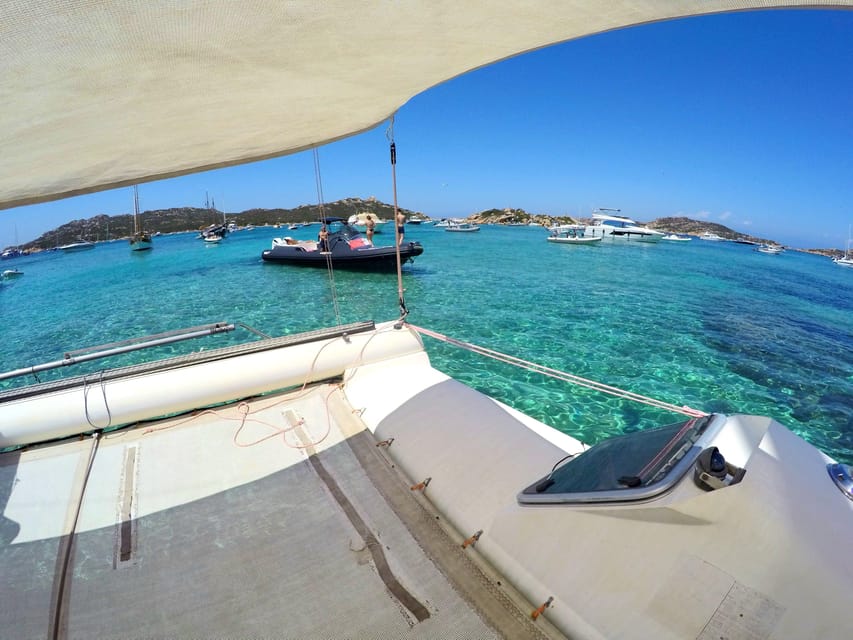 Catamaran: Day trips in La Maddalena's Archipelago - Lunch on your own, with no onboard restroom