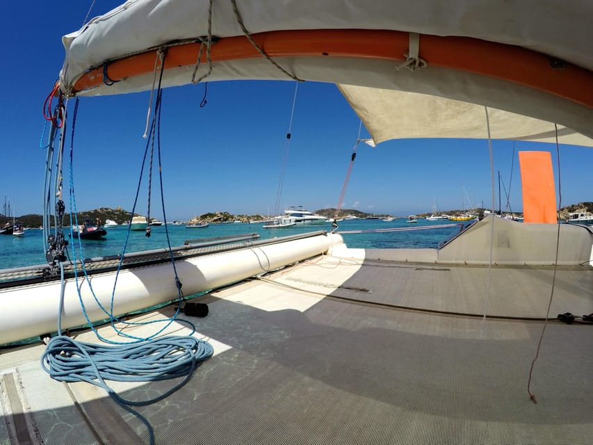 Catamaran: Day trips in La Maddalena's Archipelago - The first hour: sailing into the national park