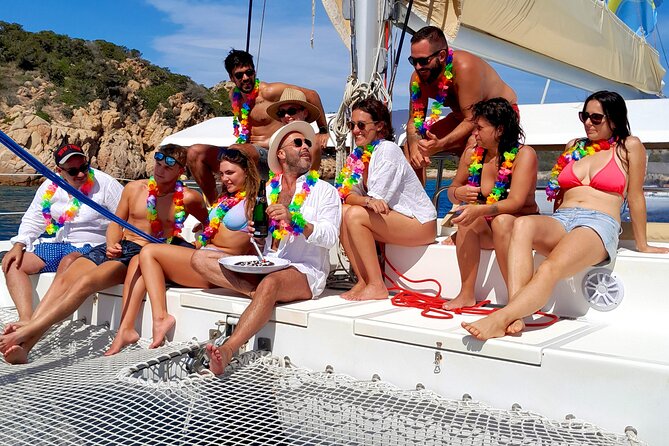Catamaran tour Archipelago Maddalena (lunch included) - Sardinian lunch served aboard the catamaran