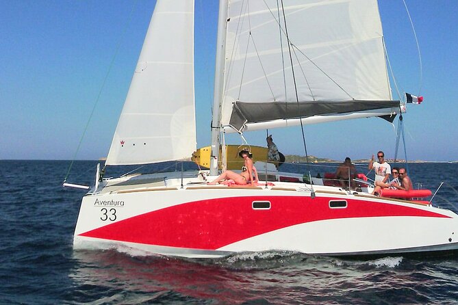 Catamaran tour of the islands of the La Maddalena Archipelago - Spargi: granite rocks and four possible beaches