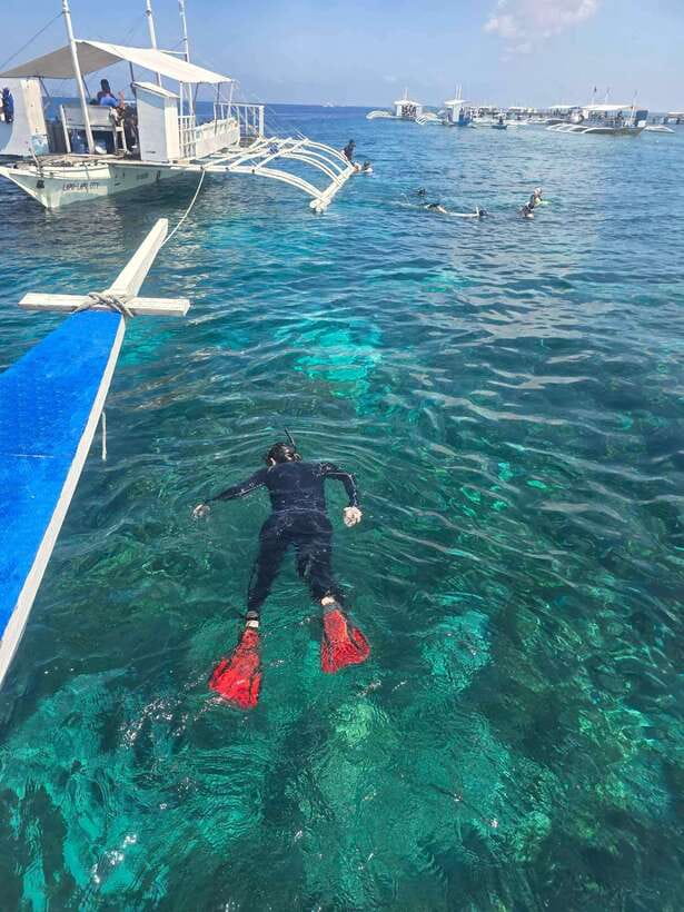Cebu Island Hopping with Lunch - Nalusuan Island: lunch, sand, and free time