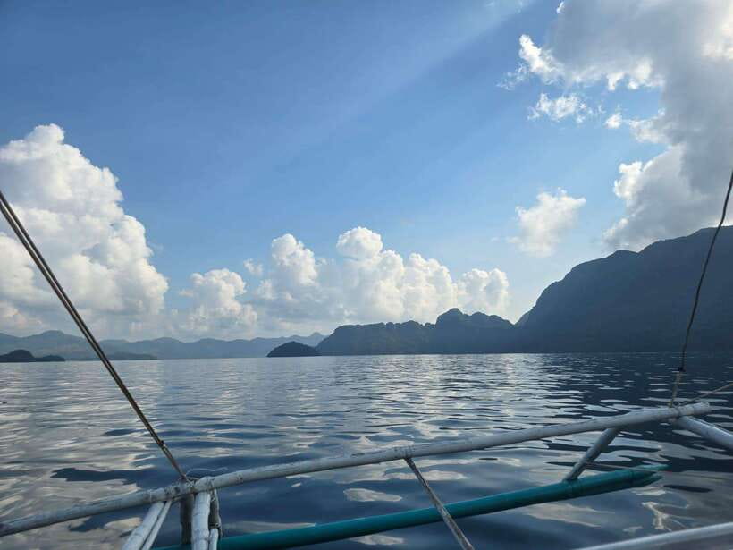 Coron: Pukaway Underground Cave Cenote & Island Hopping Tour - Leaving Lualhati Park by private boat