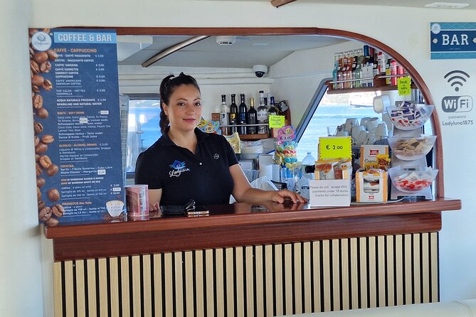 Daily 4 stop - boat excursion La Maddalena Archipelago - An hour in La Maddalena town
