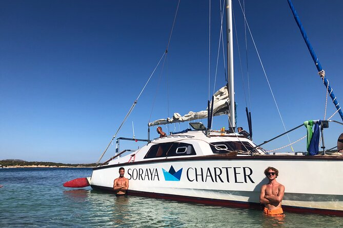 Daily cruise on a sailing catamaran on the La Maddalena archipelago - What the Catamaran Feels Like During Seven Hours