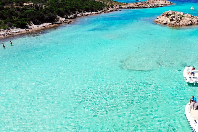 Daily excursion by dinghy to the Maddalena Archipelago - Cala Granara and Cala Corsara for swimming