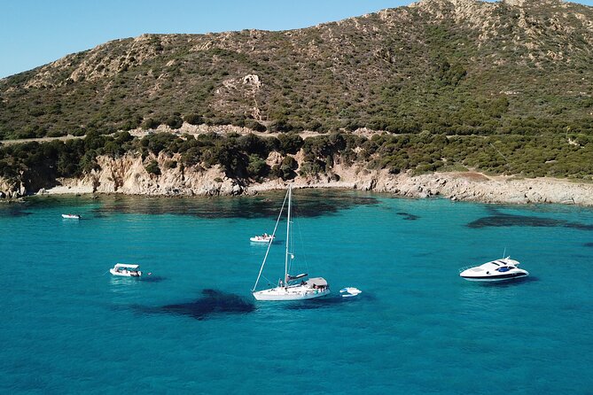 Daily excursion by dinghy to the Maddalena Archipelago - The final Caprera stop at Cala Portese