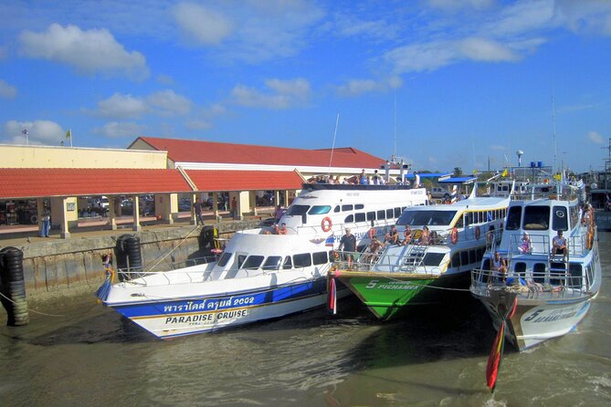 Day Tour from Phuket to 4 Islands in Krabi by Ferry & Speedboat - Changing boats at Nopparat Thara Pier