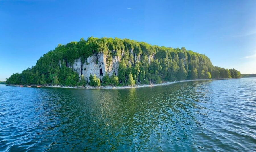 Door County Historic Cottage Row & Strawberry Islands Cruise - Eagle Bluff Lighthouse is the best photo moment