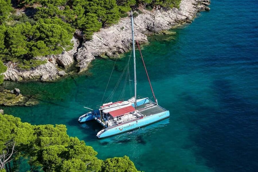 Dubrovnik: Best of the Elaphites by Catamaran - Šipan at 10:45: churches, villas, and free time