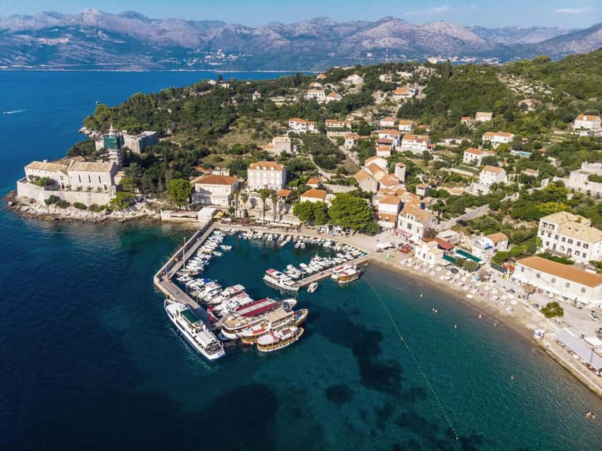 Dubrovnik: Best of the Elaphites by Catamaran - Lopud from 13:00: a long beach stop