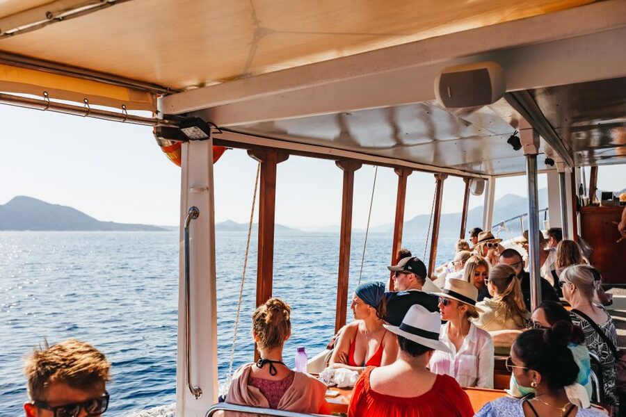 Dubrovnik: Elaphite Island Cruise w/ Drinks & Optional Lunch - Koločep for pine trees and a final swim