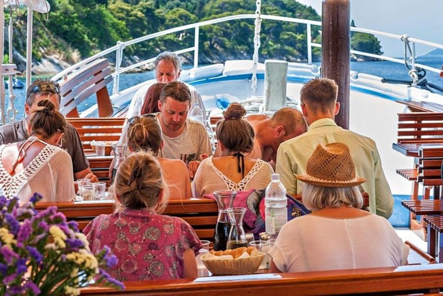 Dubrovnik: Elaphite Islands Cruise with Drinks/Lunch Options - Lopud: lunch, Sunj Beach, and the longest island stop