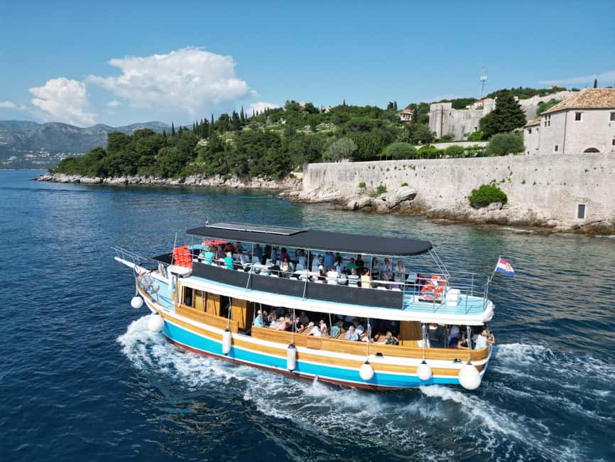 Dubrovnik: Elaphite Islands Cruise with Drinks/Lunch Options - Boarding Emili near Dubrovnik’s bus station
