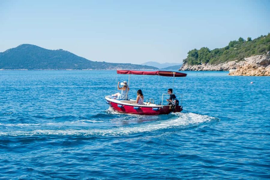 Dubrovnik: Elaphiti Islands Boat Rental - The Blue Cave and its optional cliff jump