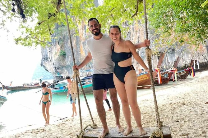 Early bird Krabi to Phi Phi islands + 4 Islands by Speedboat - Viking Cave and Monkey Beach add variety