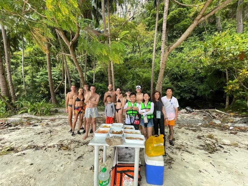 El Nido: Island Hopping and Snorkeling Private Boat Tour C - Talisay Beach for a quieter water stop