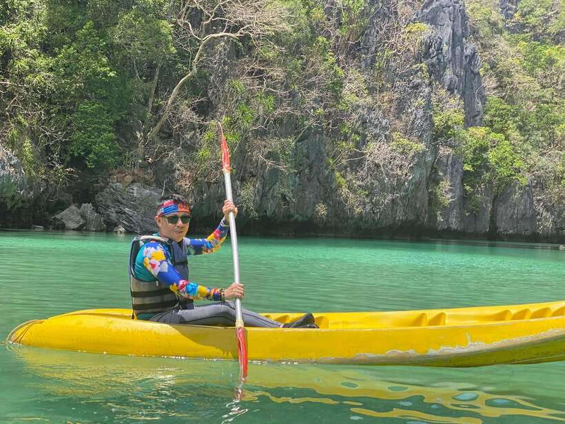 El Nido: Island Hopping TOUR A with Lunch, Transfer & EDTF - Big Lagoon and the great limestone entrance