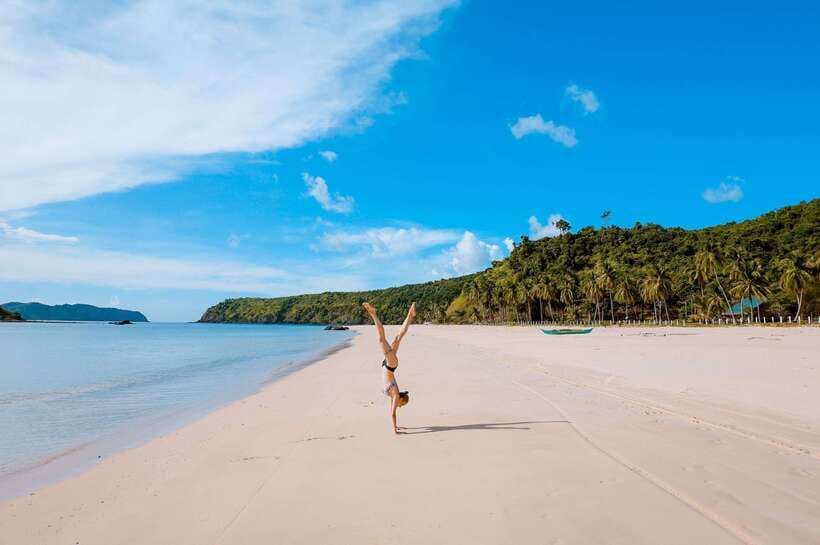 El Nido Island Hopping Tour C: Hidden Beaches & Shrine - Helicopter Island starts the day with open water