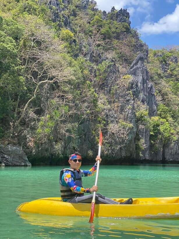 El Nido: Island Hopping Tour C with Lunch EDTF included - The unnamed short stop and a long seaside lunch